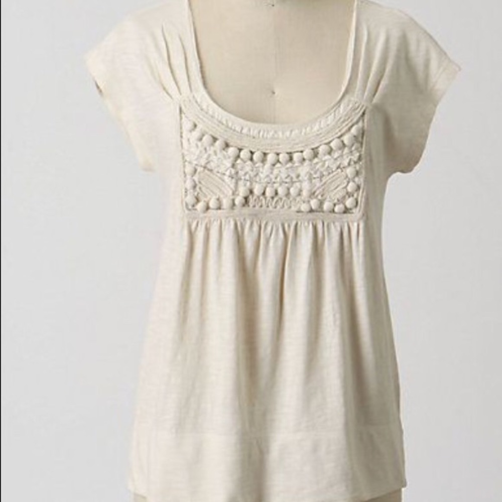 Anthropologie short sleeve top